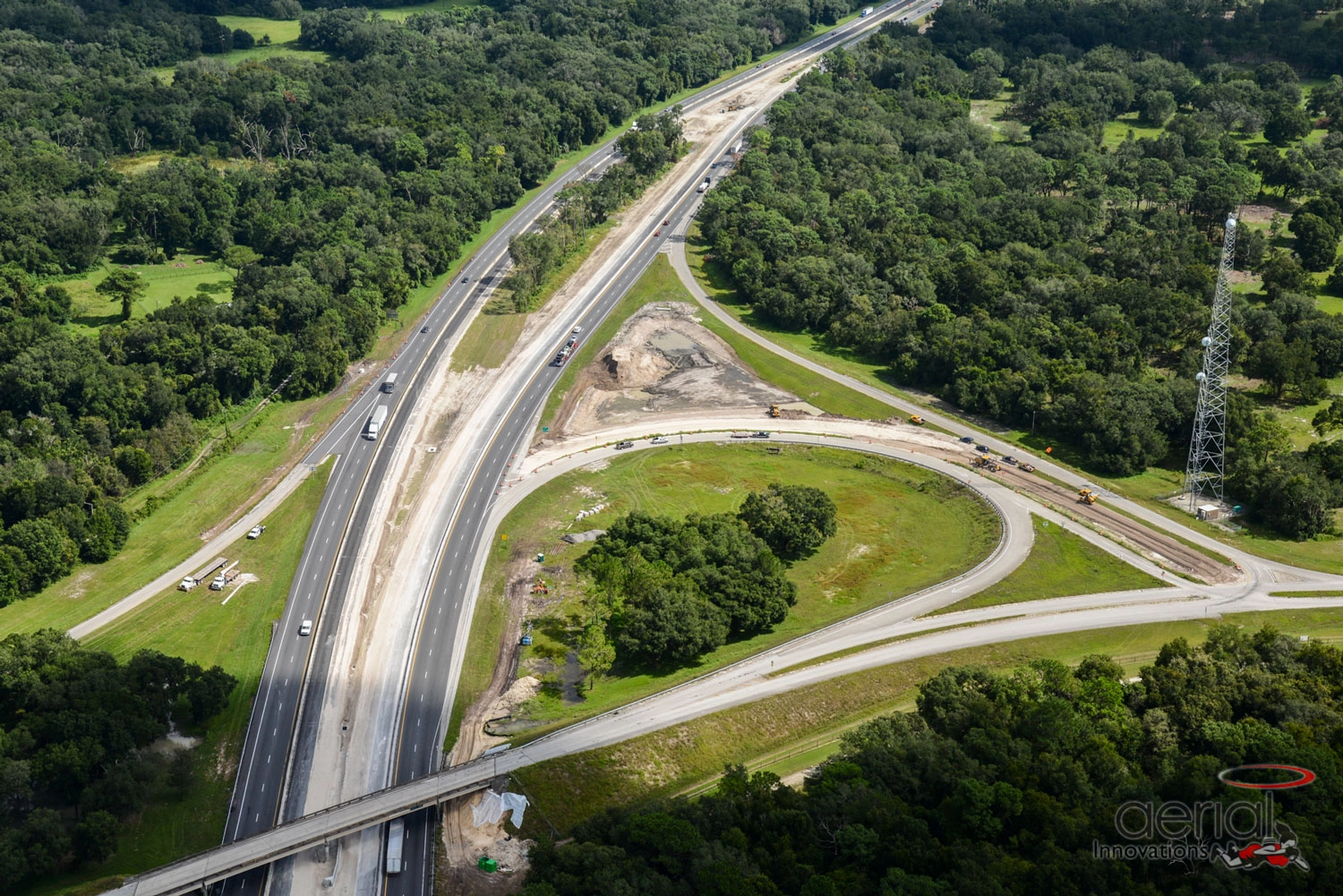 This project consisted of widening 13.5 miles of I-75 from a 4-lane to a 6-lane facility beginning north of the Hernando County Line and terminating south of CR 470, and the complete interchange reconstruction at SR 48 including ramp reconstruction, milling and resurfacing, and improvements at CR 476B/CR 673 interchange.