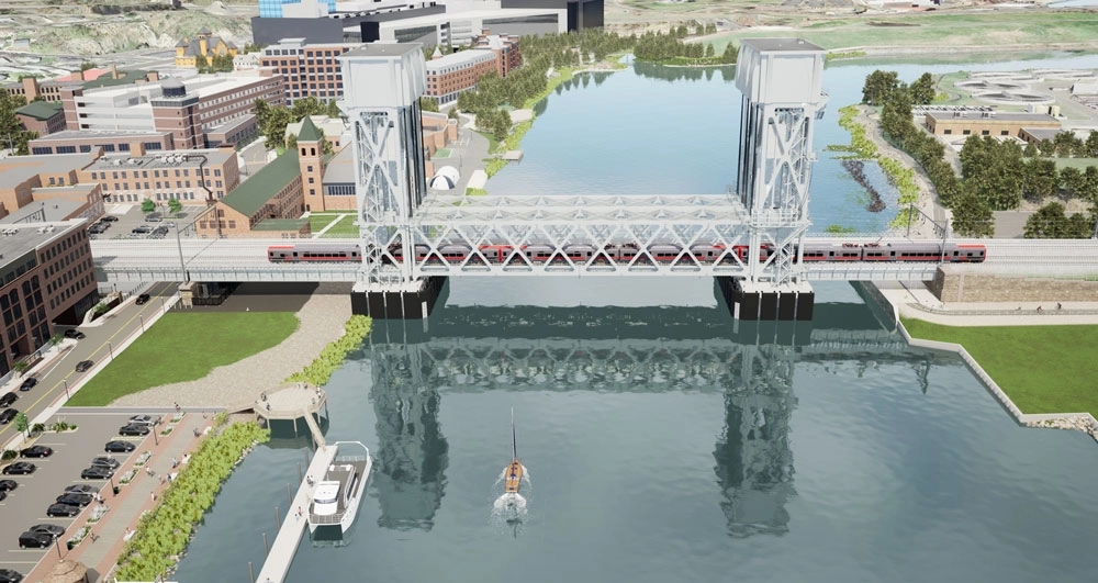 Walk Bridge Replacement in Norwalk/Danbury, CT for the Connecticut Department of Transportation. The Middlesex Corporation, 2017.