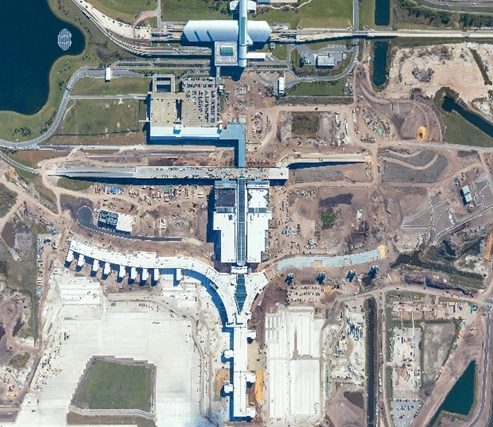 The Orlando International Airport HP GMP 5S.2 – Site, Civil, & Utilities project was delivered as a CM at risk by the Middlesex Corporation. The project was completed for the Greater Orlando Aviation Authority (GOAA) and covers the completed site for the South Terminal C landside terminal building, all associated roads, and utilities. In 2023, the project won the ENR Best Project, for the airport/transit category for the Southeast region. 