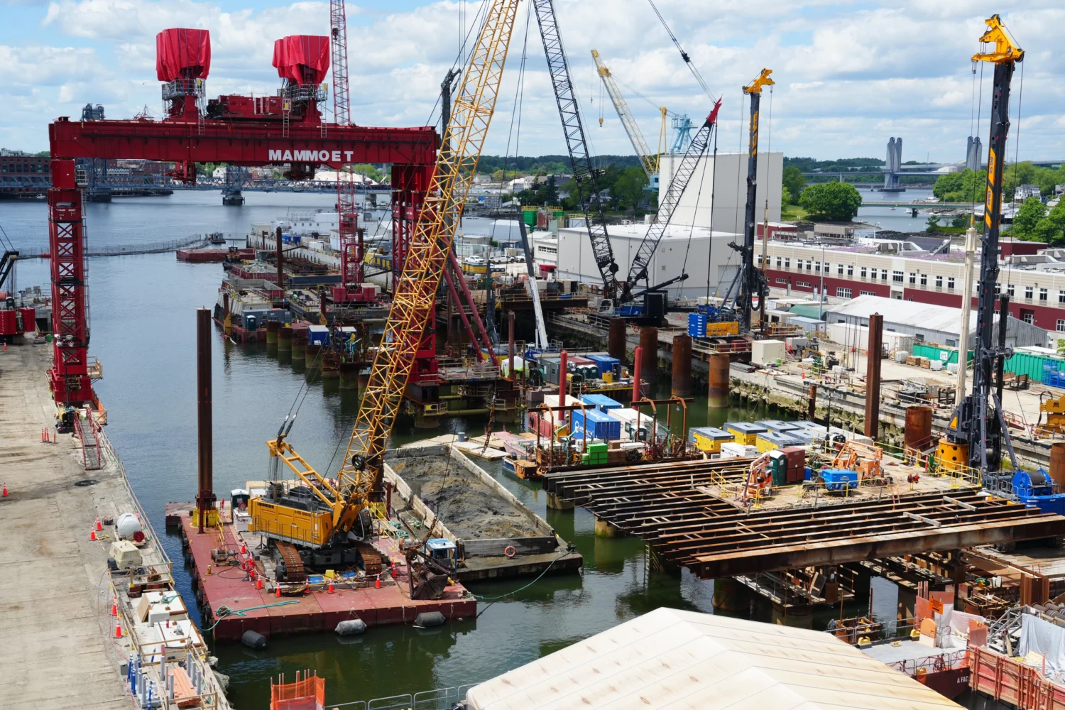 Project P-381 Multi-Mission Drydock #1 is a joint venture, bid build project, won in 2021 and expected to be completed in 2026. Located in Kittery, Maine at the Portsmouth Naval Shipyard for the NAVFAC, the project is valued at $1.1B.