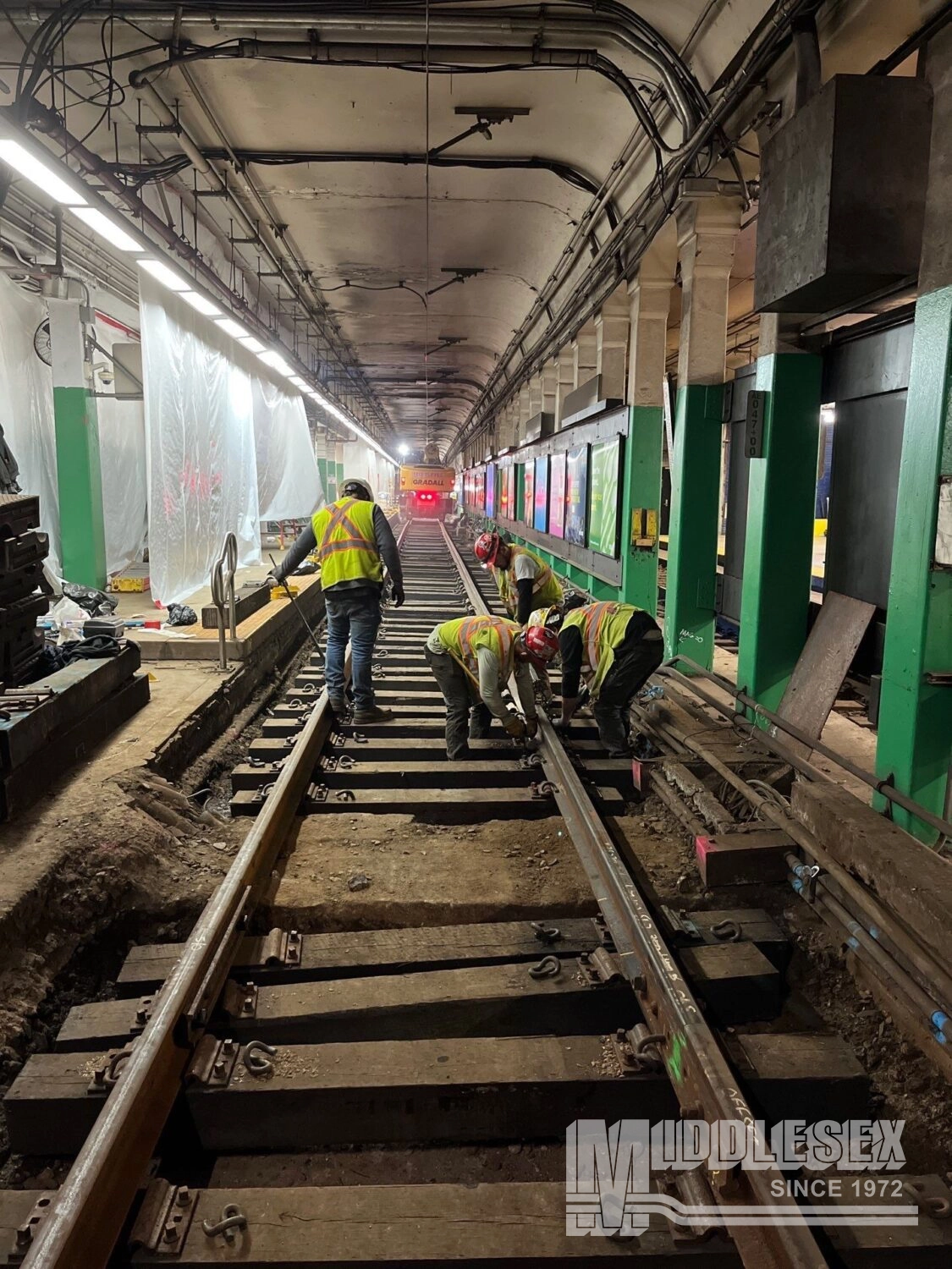 The On-Call SGR – Maintenance of Way, Track Support project consisted of system-wide track rehabilitation construction on an on-call basis. The project was delivered as a bid build for the Massachusetts bay Transit authority (MBTA). By bringing the system to a State of Good Repair (SGR), the MBTA aims to increase the safety and reliability of the service to the community.