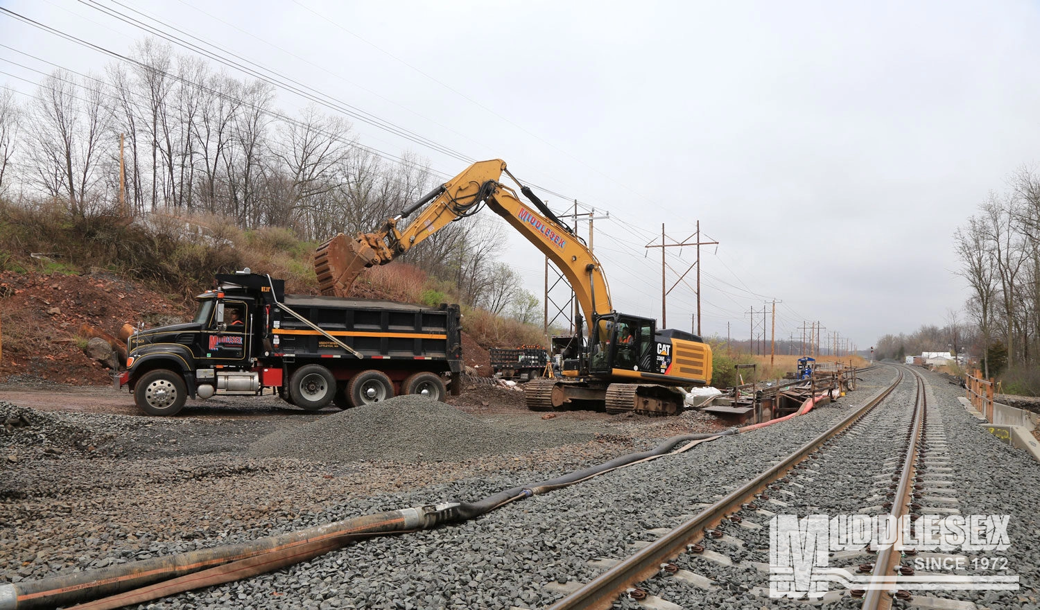 The Middlesex Corporation provided civil, site, and structural improvements for Amtrak’s installation of 26 miles of second track between Hamden and Windsor, Connecticut. Known as the New Haven-Hartford-Springfield Double Track (NHHS) project, the work conducted earned the 2017 Arthur Gruhn Excellence in Construction for a Challenging Project and the 2018 Associated Builders and Contractors (ABC) Connecticut Chapter, Excellence in Construction Award.