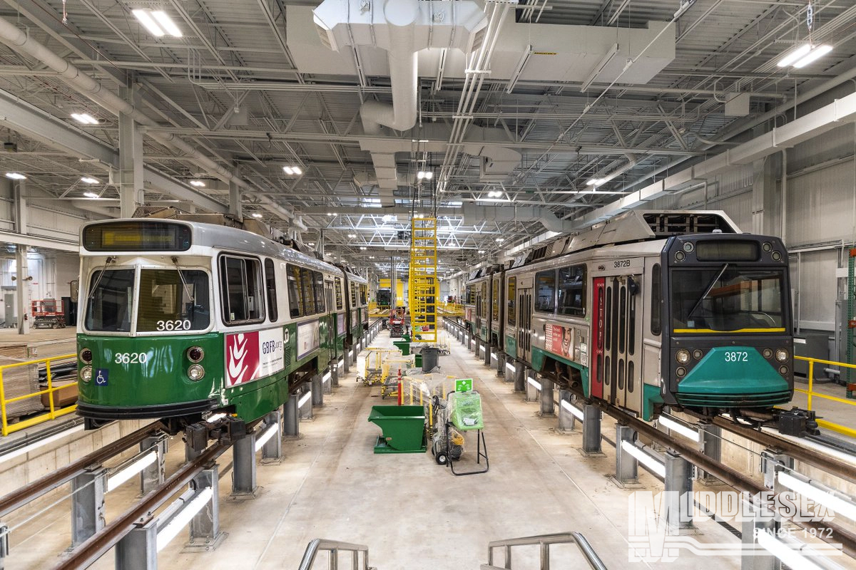 The Green Line Extension project is a design-build, railroad project that spans throughout Cambridge, Somerville, and Medford, MA for the Massachusetts Bay Transportation Authority (MBTA). This project, with Fluor, Balfour Beatly Infrastructure, Inc., and Herzog Contracting Group, extended the MBTA Green Line from a relocated Lechmere Station in East Cambridge to Union Square in Somerville and College Avenue in Medford.