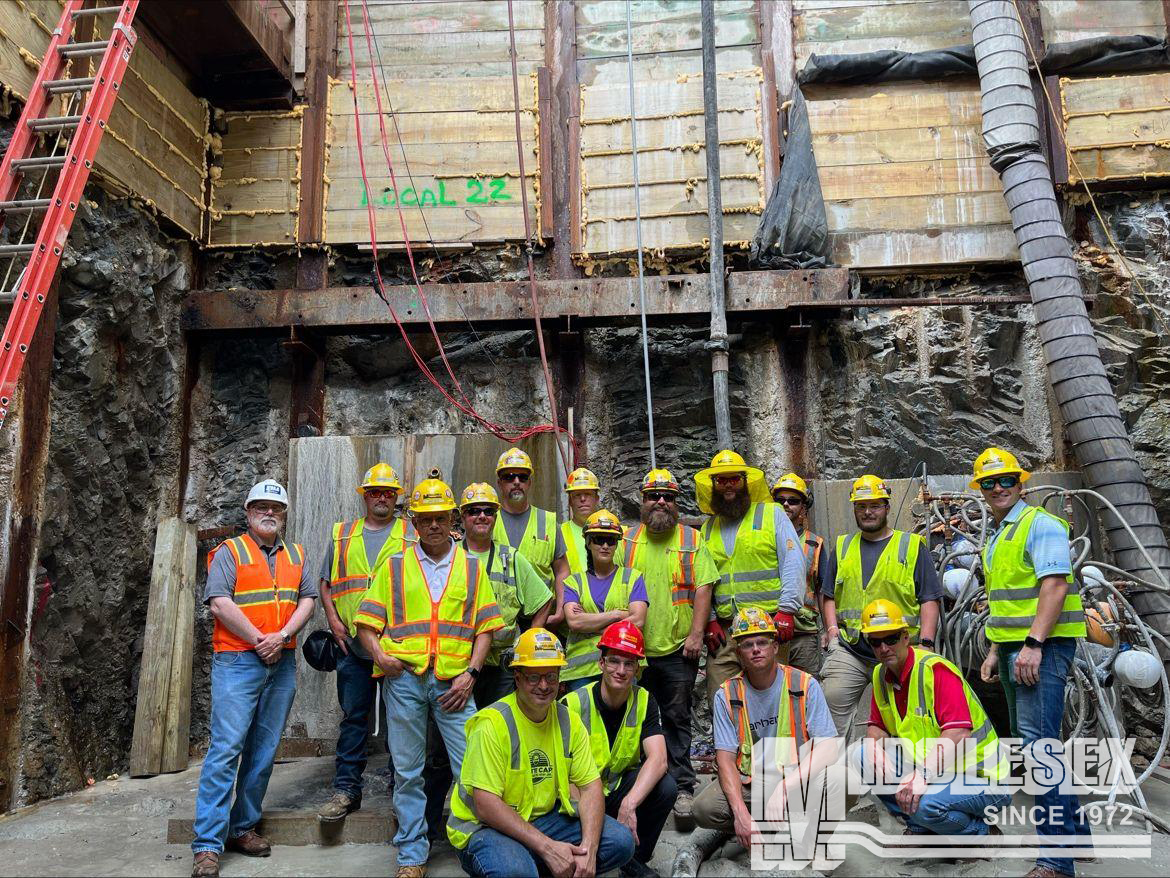 The Middlesex Corporation is furnishing and installing a complete 14,720’ trenching and duct bank installation, the installation of an 115kV High-Pressure Fluid-Filled Pipe-Type (HPFF) cable system and installation of fiber optic cable for the Boston-Winchester 115KV HPPF Duct & Cable Install Mystic To Woburn project.